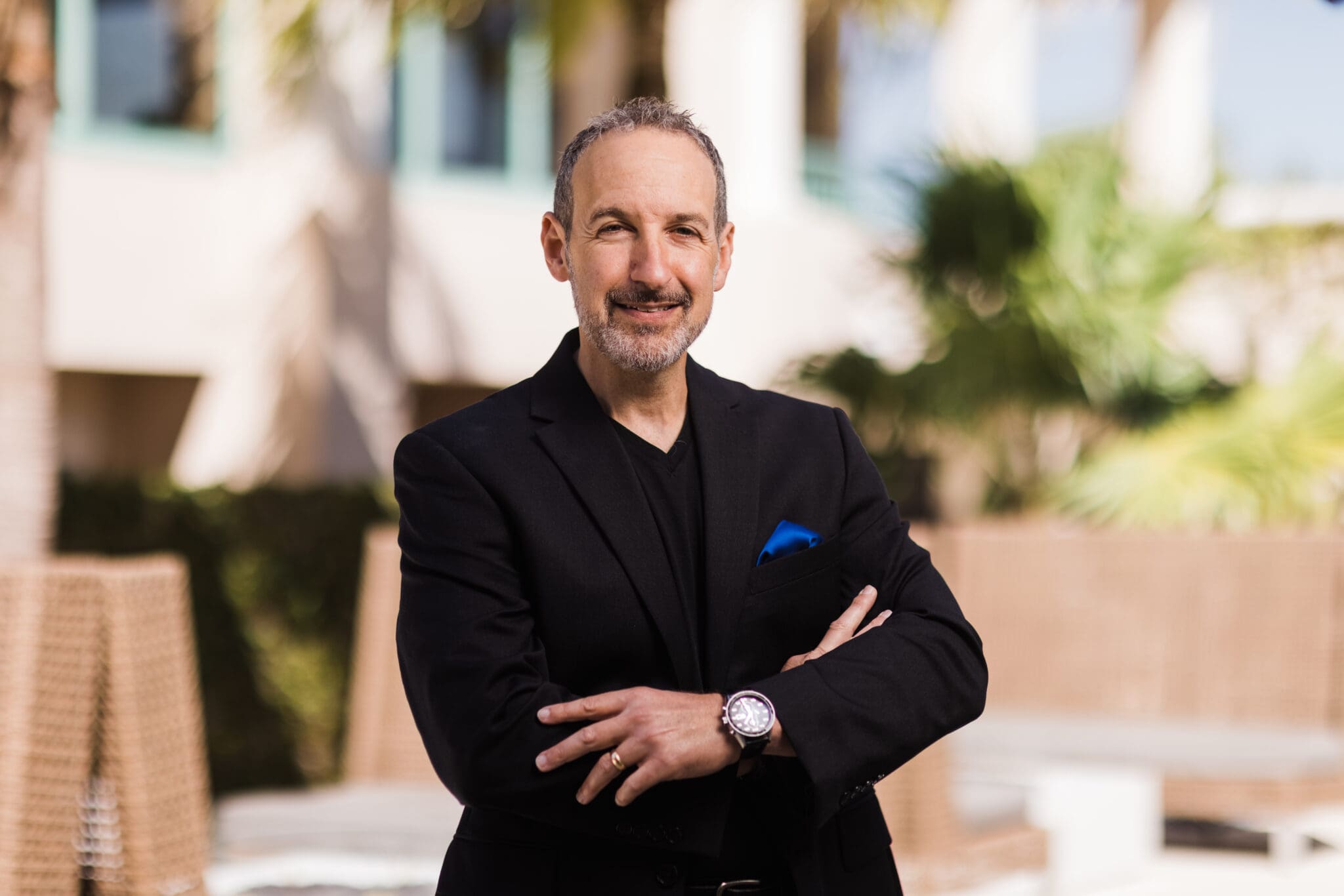 Jay Scherr standing outdoors