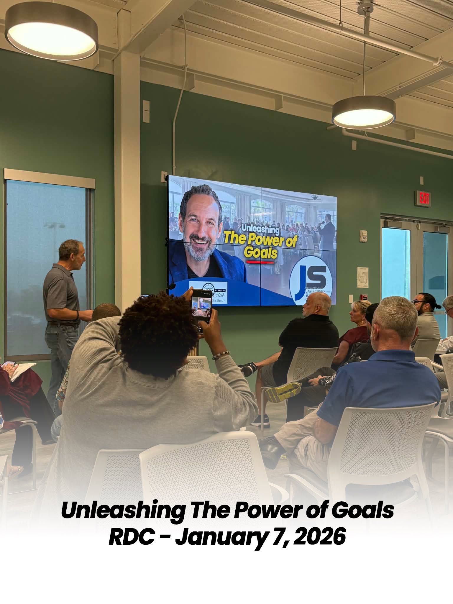 Jay Scherr leading a goal setting workshop
